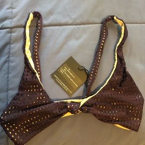 Brand New Acacia Swimwear Bikini Top Large
